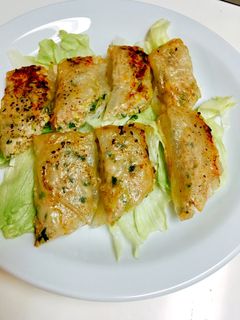 ライスペーパー棒餃子 小麦粉無し-レシピのメイン写真