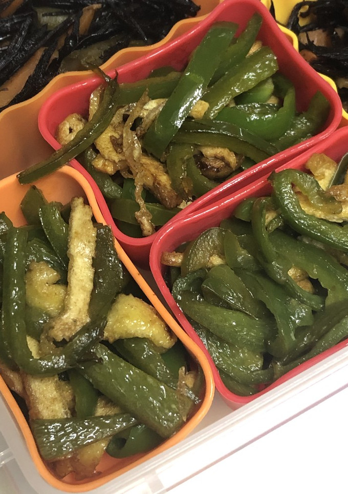 お弁当の冷凍副菜 ピーマンのマヨ炒め-レシピのメイン写真