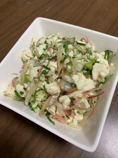 簡単!ヘルシーおつまみ☆お豆腐薬味和え-レシピのメイン写真
