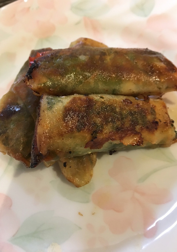 簡単 鶏ミンチと福神漬けの春巻き-レシピのメイン写真
