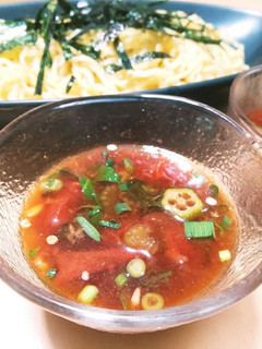 さっぱりトマトのつけ麺汁-レシピのメイン写真