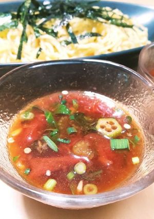 さっぱりトマトのつけ麺汁-レシピのメイン写真