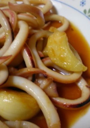 簡単！いかとにんにく炒め-レシピのメイン写真