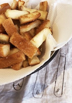 フライパンで簡単！余ったパン耳ラスク-レシピのメイン写真