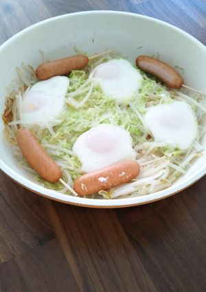 朝食に☆卵キャベツ蒸し-レシピのメイン写真