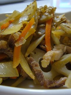 きんぴら風★肉野菜いため-レシピのメイン写真