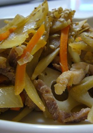 きんぴら風★肉野菜いため-レシピのメイン写真