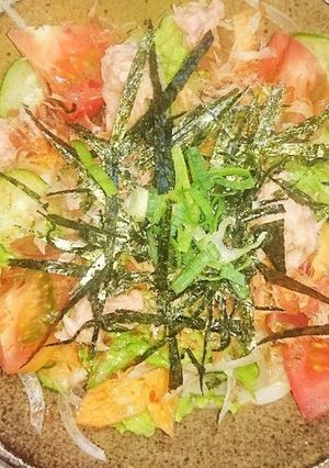 さっぱりサラダうどん-レシピのメイン写真