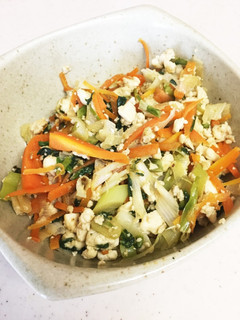 豆腐だけで!炒り豆腐♪-レシピのメイン写真