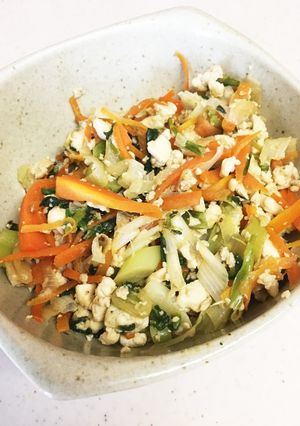 豆腐だけで！炒り豆腐♪-レシピのメイン写真