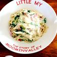 生ハムと舞茸の豆乳クリームパスタ