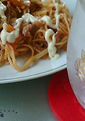 にんにく焼きそば　豚キムチマヨネーズ編-レシピのメイン写真