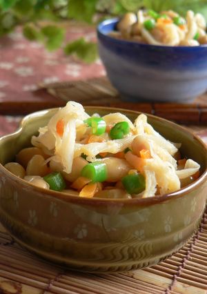 ~大豆とさきいか燻製の煮物~-レシピのメイン写真