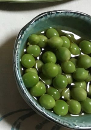 グリンピース出汁醤油炊き-レシピのメイン写真