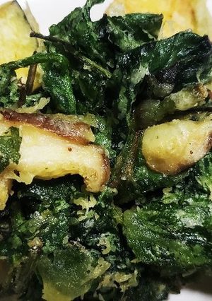 お年寄り絶讚シリーズ❗三ツ葉の天麩羅❗-レシピのメイン写真
