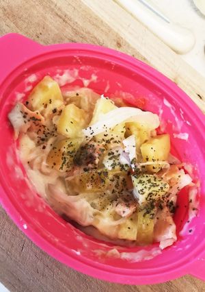 鮭のレンチン簡単クリーム煮-レシピのメイン写真
