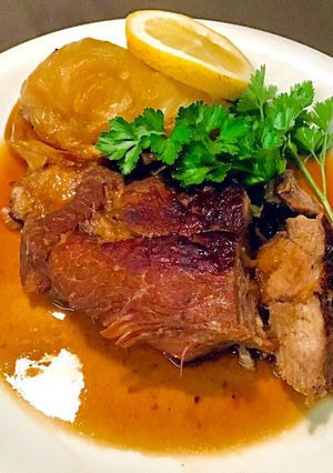 ガッツリ 豚ブロック圧力鍋 柔らか煮-レシピのメイン写真