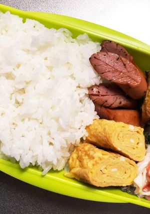 旦那弁当293♡カニマヨサラダ弁当！-レシピのメイン写真