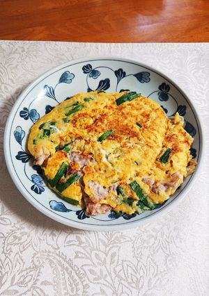 長芋と豚肉、にら焼き-レシピのメイン写真