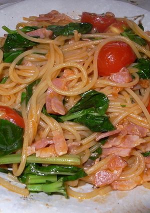 トマトベーコン☆チリパスタ-レシピのメイン写真