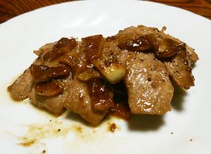 マグロほほ肉のわさび醤油ソテー。-レシピのメイン写真