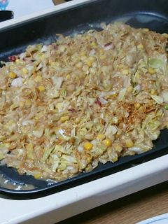 大好き(⁎˃ᴗ˂⁎)我が家のもんじゃ焼き-レシピのメイン写真