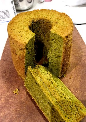 抹茶のシフォン（12㎝トール型）-レシピのメイン写真