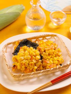 とうもろこしと桜海老のサクサク☆かき揚げ-レシピのメイン写真