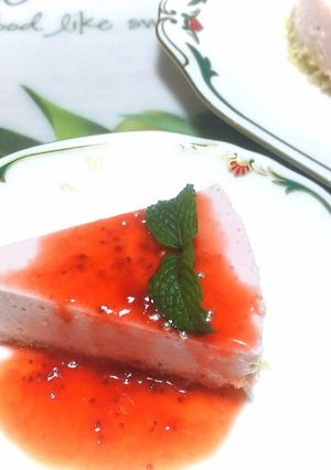苺のヘルシーレアケーキ風-レシピのメイン写真
