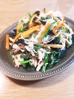 さっぱり★むね肉とほうれん草のサラダ★-レシピのメイン写真