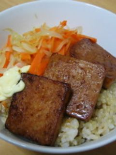スパムのテリヤキ丼-レシピのメイン写真