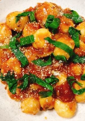 ニョッキ（菊芋の粉じゃがいも団子パスタ）-レシピのメイン写真