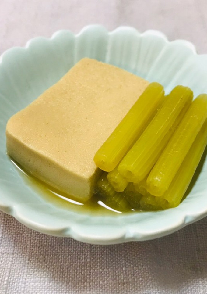 高野豆腐とフキの煮物・簡単-レシピのメイン写真
