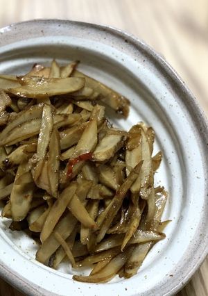 【時短】鳥もも肉入り新ごぼうでキンピラ-レシピのメイン写真