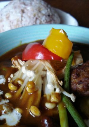 野菜を楽しむスパイシー肉団子カレー★辛口-レシピのメイン写真