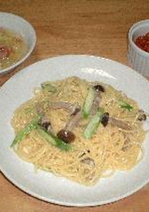超簡単！キノコのクリームパスタ-レシピのメイン写真