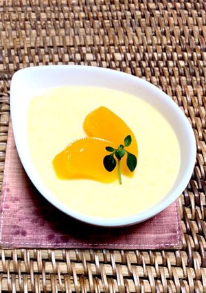 缶詰でお手軽！黄桃のヨーグルトムース-レシピのメイン写真
