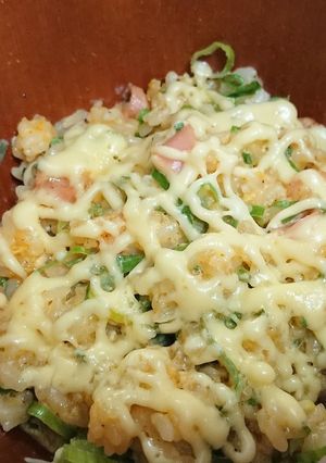 夫のズボラ飯!レンジで焼き飯⁉風☻-レシピのメイン写真