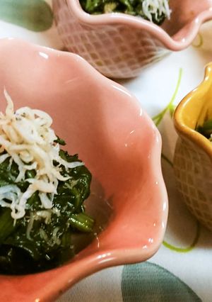 簡単【ほうれん草としらすの海苔つく和え】-レシピのメイン写真