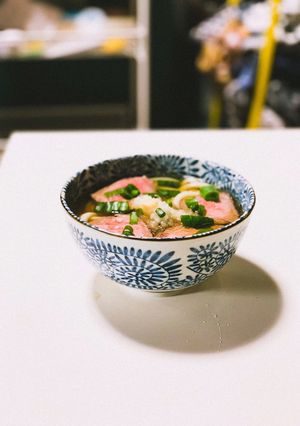 和風おろしローストビーフうどん♪-レシピのメイン写真