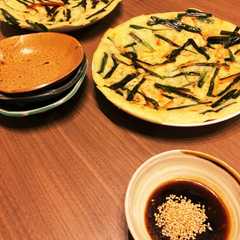 余り素材で豪華に作る美味しいチジミ！-レシピのメイン写真