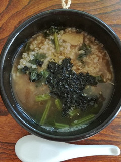 お粥シリーズ②『なめ茸粥』-レシピのメイン写真