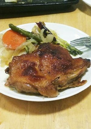 　鶏ももの旨辛味噌オーブン焼き-レシピのメイン写真