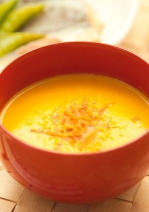 かぼちゃと豆乳で⁂和風だしのスープ-レシピのメイン写真