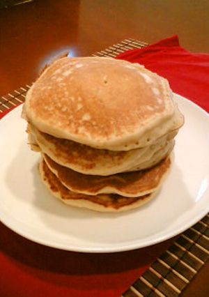おから❤ヨーグルトのむ~っちりパンケーキ-レシピのメイン写真