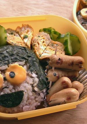 *のび太おにぎり*キャラ弁*-レシピのメイン写真