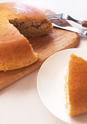 計量器不要！超簡単♪炊飯器でバナナケーキ-レシピのメイン写真