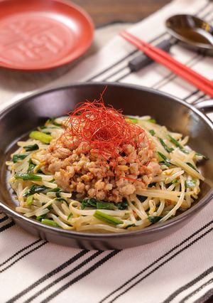 にらともやしのピリ辛☆肉そぼろあんかけ-レシピのメイン写真