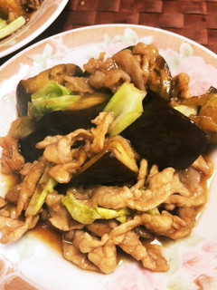 ナスと豚肉の甘辛炒め-レシピのメイン写真