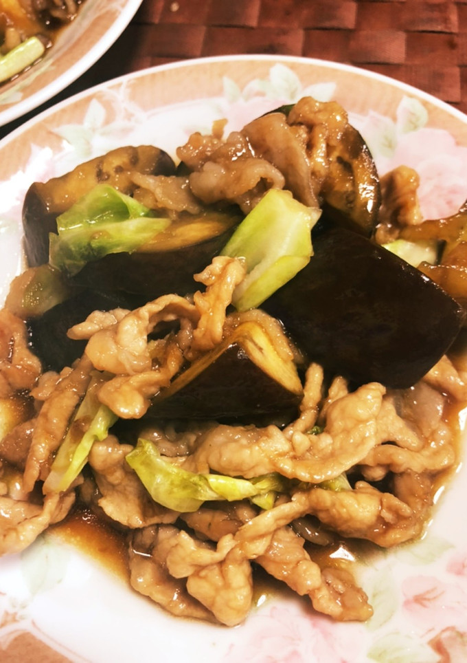 ナスと豚肉の甘辛炒め-レシピのメイン写真